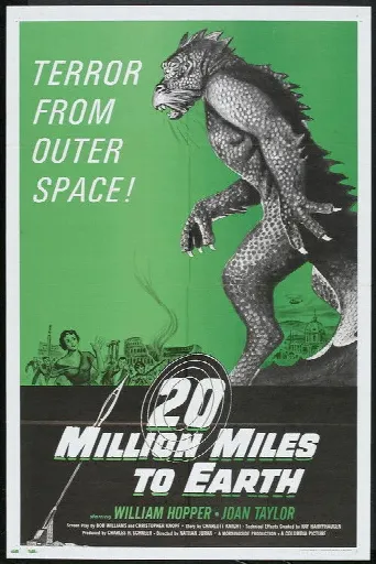 20 Million Miles to Earth (1957) poster