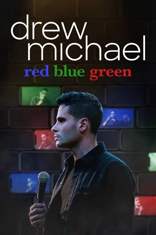 Drew Michael: red blue green (2021) poster