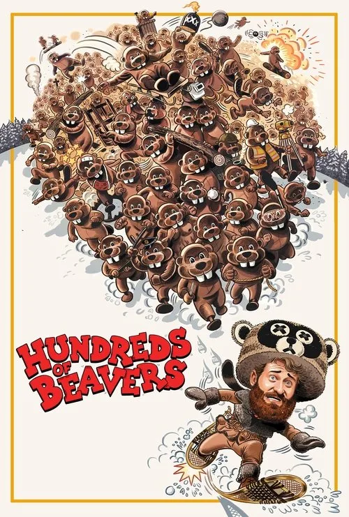 Hundreds of Beavers (2024) poster