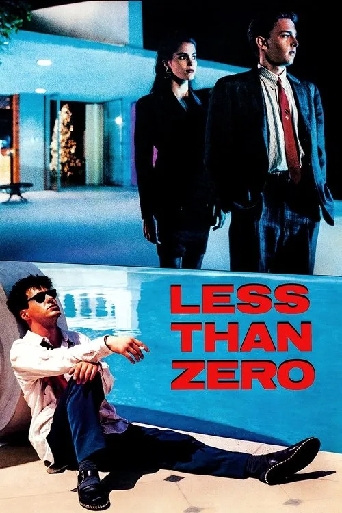 Less than Zero (1987) poster
