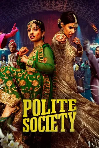Polite Society (2023) poster