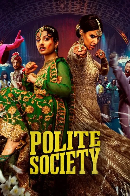 Polite Society (2023) poster