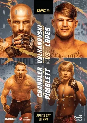 UFC 314: Volkanovski vs. Lopes (2025) poster